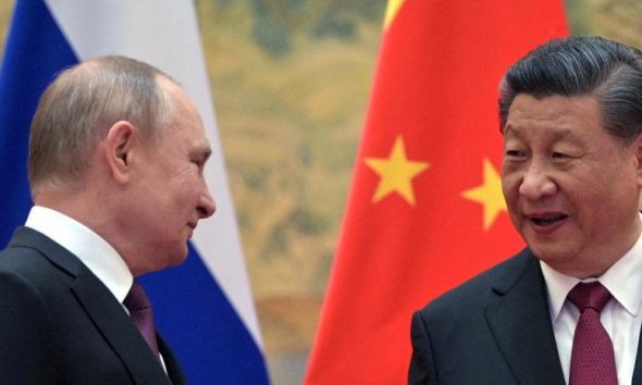 Vladimir Putin, junto a Xi Jinping, el pasado 4 de febrero